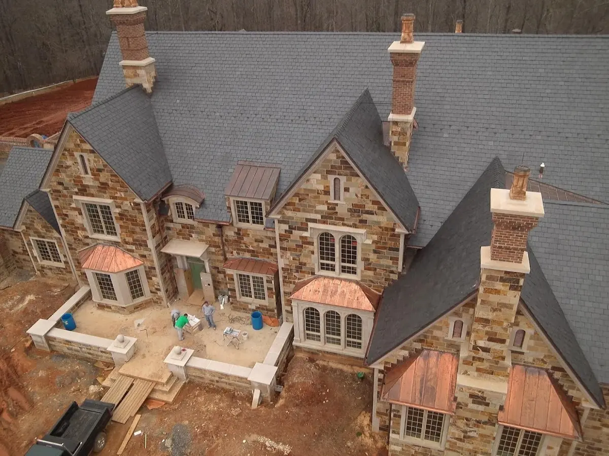 Craftsman Roofing Slate Roof Repair project in Marble Hall